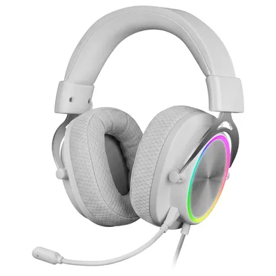 Image de Mars Gaming MHFORGEW, casque gaming filaire, blanc