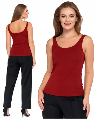 Produktbild von Damentop - Damenshirt Größe S - Top rot - Tanktop - Sommertop