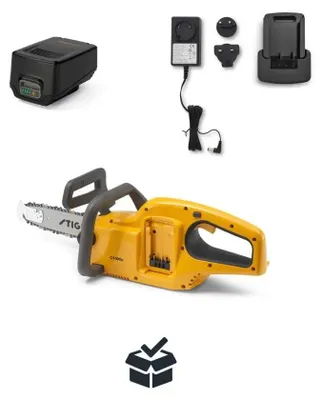 Image de STIGA CS 100e Rechargeable battery Chainsaw + battery, + charger Blade length 250 mm