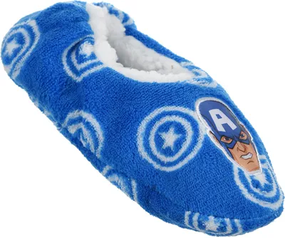 Produktbild von Avengers Captain America Winter Hausschuhe Pantoffeln Fleece gefüttert, Größe:25/26 EU