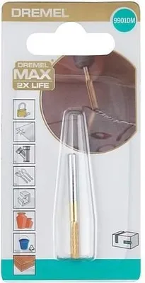 Obrázek produktu pro Dremel Max 9901DM fréza z tvrdého kovu, 3,2 mm válec, karbid wolframu, pro kalenou ocel