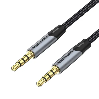 Produktbild von Audiokabel TRRS 3,5 mm Mini-Buchse Vention BAQHD 0,5 m Grau