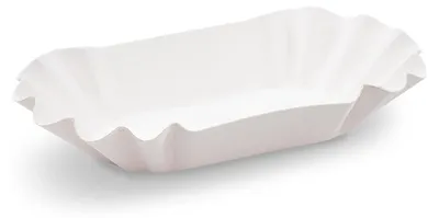 Produktbild von 1250x Pappschalen aus Frischfaser oval 6 x 9 x 3 cm fettdicht