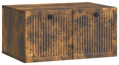 Immagine prodotto di vidaXL Mobile TV da parete in rovere affumicato 59,5 x 41 x 30 cm