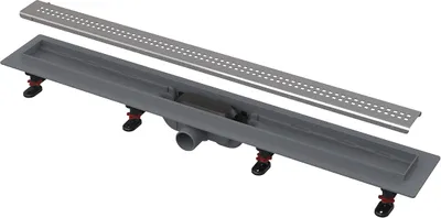 Obrázek produktu pro Alcadrain APZ9 Jednoduchý sprchový žlábek s okrajem pro perforovaný rošt chrom 950 mm