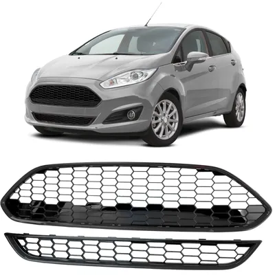 Produktbild von Kühlergrill-Gitter schwarz glänzend für Ford Fiesta 13-17 Facelift