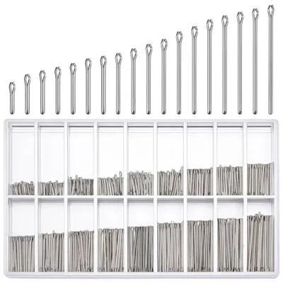 Zdjęcie produktu dla Pinowe do bransoletek zegarkowych - Metalowe - 360 szt. - 6 do 23 mm