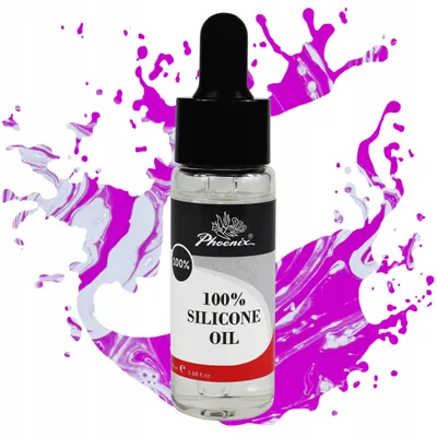 Zdjęcie produktu dla Olej Silikonowy 20 ml do Pouringu Phoenix Malowanie przez rozlewanie Pouring z farbami akrylowymi