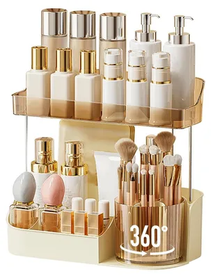 Immagine prodotto di Elzusha - Organizer rotante a 360° per cosmetici