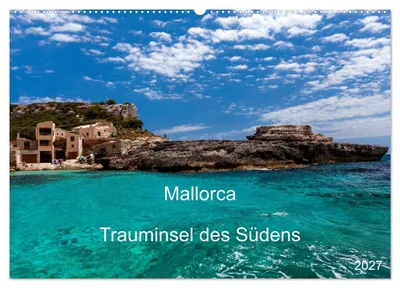 Produktbild von Mallorca - Trauminsel des Südens (Wandkalender 2027 DIN A2 quer), CALVENDO Monatskalender