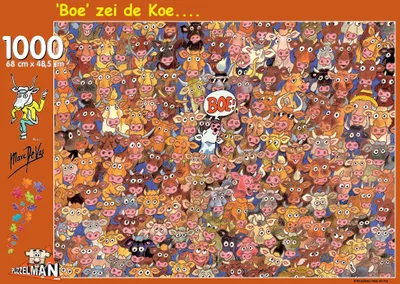 Obrázek produktu pro Puzzelman The Puzzle Cows - Marc De Vos (1000)