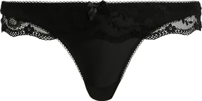 Produktbild von LASCANA String schwarz Größe 44/46