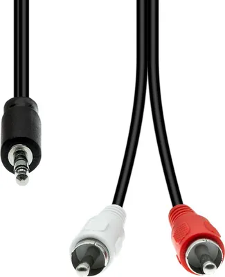 Produktbild von Kabel ProXtend 3-Pin do 2 x RCA M-M Czarny 0.5M, M32XRCA-005