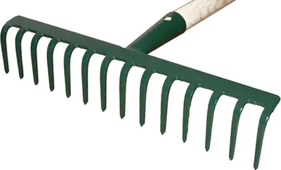 Obrázok produktu pre Kard univerzálne hrable 16-zubová plochá tyč s rukoväťou 130 cm