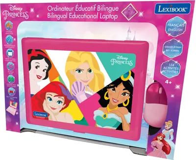 Image de Ordinateur portable éducatif bilingue Disney Princesse (FR/EN)