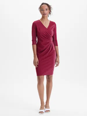 Produktbild von Orsay knielanges, bordeauxrotes Damenkleid XS