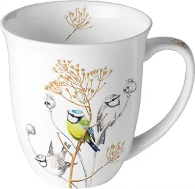 Produktbild von Becher Mug 0.4 L Fine Bone China Ø 10 cm x H 10,5 cm Sweet little bird
