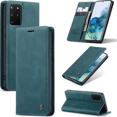 Immagine prodotto di Samsung Galaxy S20 Plus custodia del telefono cellulare custodia flip cover custodia flip blu scuro ciano