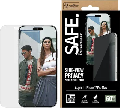 Immagine prodotto di PanzerGlass SAFE. by ® Privacy Screen Protector iPhone 17 Pro Max | Ultra-Wide Fit w. EasyAligner