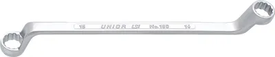 Immagine prodotto di Chiave a doppio anello Unior con offset profondo 13x15 mm, lunghezza 235 mm, 180/1