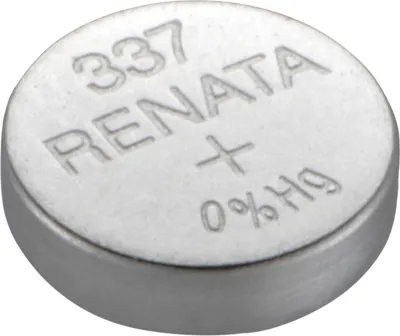 Produktbild von RENATA Knopfzelle 337, 8mAh, Silberoxid
