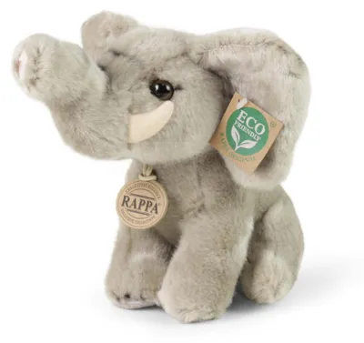 Produktbild von Rappa Plüsch Elefant Kuscheltier 18cm umweltfreundliches Spielzeug
