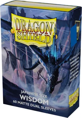Productafbeelding van Dragon Shield - 60 sleeves in Japans formaat, dubbelwandig en mat