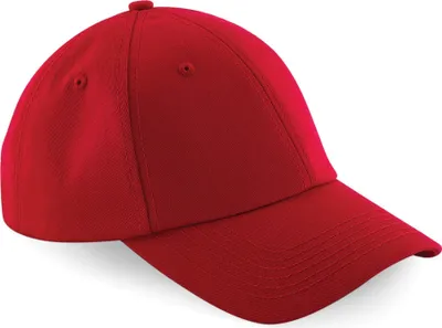 Produktbild von Beechfield B59 | Authentic Baseball Cap / 6-Panel-Design - Farbe: Classic Red - Größe: One Size