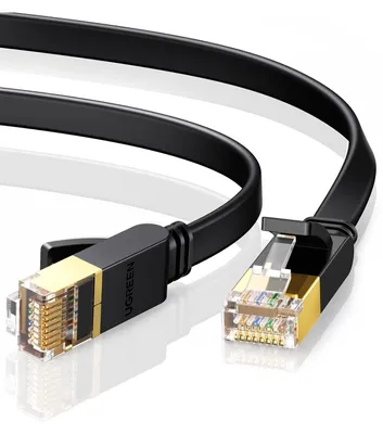 Produktbild von Ugreen 11261, 2 m, Cat7, U/FTP (STP), RJ-45, RJ-45, Schwarz
