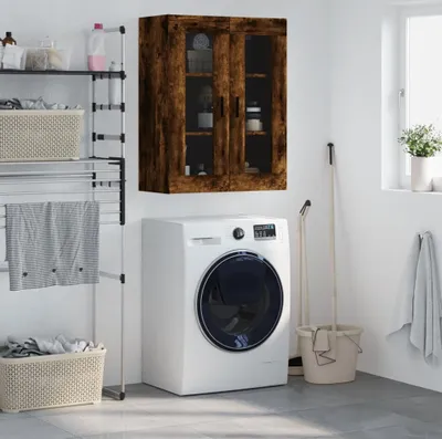 Produktbild von vidaXL Wandschrank Räuchereiche 69,5x34x90 cm
