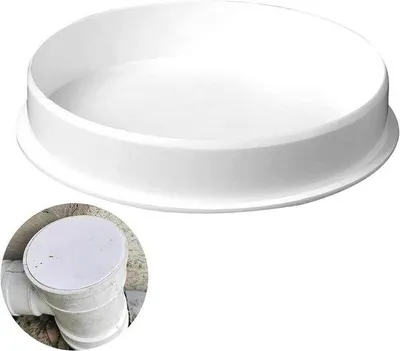 Zdjęcie produktu dla Pokrywa do rury kanalizacyjnej DN 100, 100 mm, PVC, biała