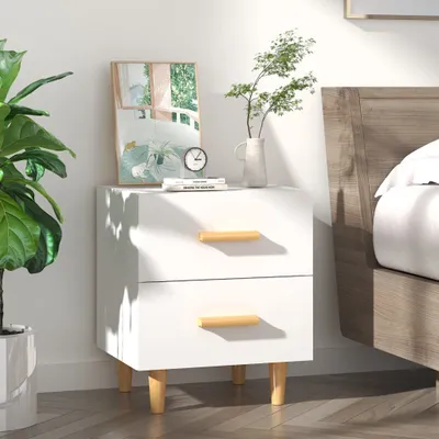 Immagine prodotto di The Living Store comodino bianco 40x35x47,5 cm