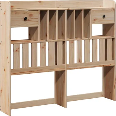 Produktbild von vidaXL Kopfteil mit Stauraum 135 cm Massivholz Kiefer