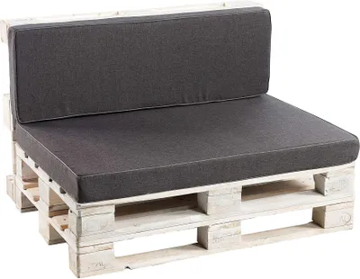Obrázek produktu pro Polštář na paletu, zahradní polštář, sedací polštář, zádový polštář PFK (opěradlo 120x60, antracit)