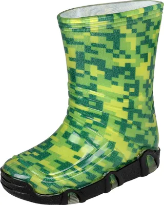 Produktbild von Grüne Gummistiefel für einen Jungen, rutschfeste Sohle ZETPOL 27/28 EU