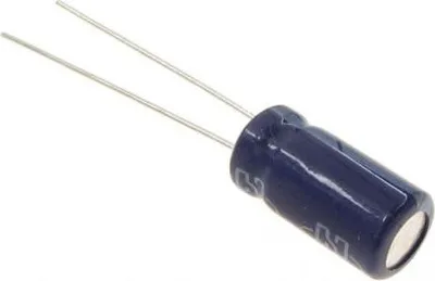 Obrázek produktu pro 2,2 µF 400 V kondenzátor LEAGUER, 1 kus, 8 x 12 mm