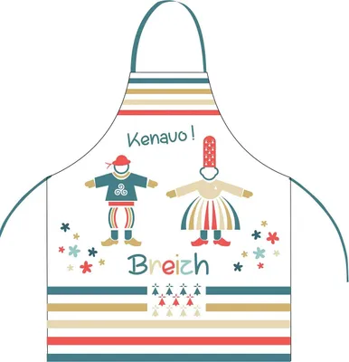 Image de Tablier 72 x 85 cm Kenavo breizh