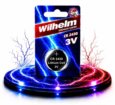 Produktbild von 1 x Wilhelm CR2430 Blister Lithium Knopfzellen