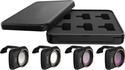 Produktbild von 50-mm-Objektivfilter-Set für DJI Mini (1 & 2): MCUV + CPL + ND 4–8
