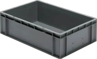 Produktbild von LA KA PE Transportstapelkasten blau L600xB400xH175mm Wände / Boden geschlossen PP - TK600/ 175-0