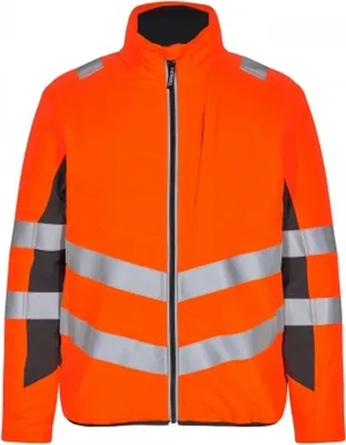 Produktbild von F. Engel Safety Stepp-Innenjacke, Orange/Anthrazit Grau, Gr. 5XL