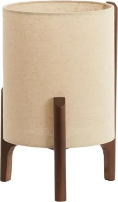Image de Light & Living - lampe de table - Litto - naturel - bois - lampe de bureau - E27 - 1894343