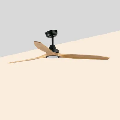 Produktbild von MORELOS L Ventilator mit Licht schwarz Ø152