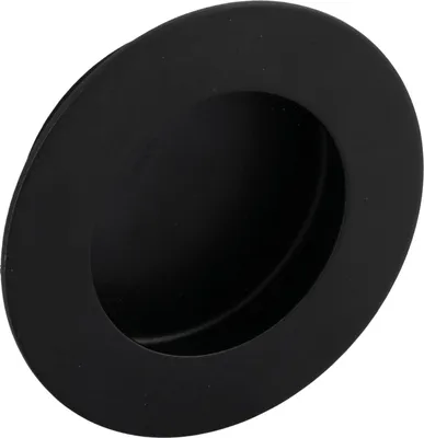 Produktbild von Technik Team Muschelgriff Edana II ø 65mm, Einlassgriff aus Edelstahl schwarz matt