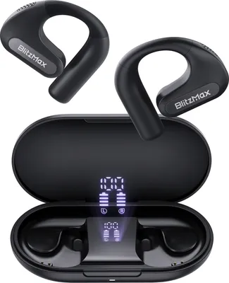 Produktbild von BlitzMax slúchadlá s otvorenými ušami bluetooth Bezdrôtové slúchadlá Wireless Headset - čierne