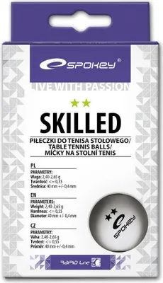 Produktbild von Spokey SKILLED 2* - Tischtennisbälle