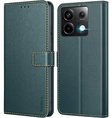 Productafbeelding van Telefoonschaal Redmi Note 13 Pro 5G, flippercase, donkergroen