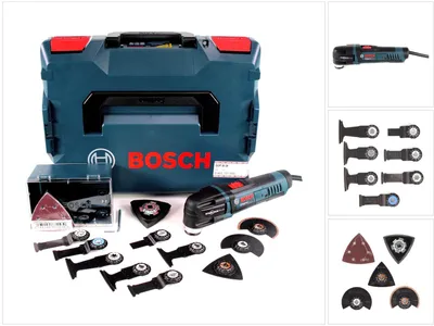 Image de Bosch GOP 30-28 Professional Multi Cutter Outil multifonctions 300 W Starlock Plus en L-BOXX avec set d'accessoires 16 pièces ( 0601237000 )