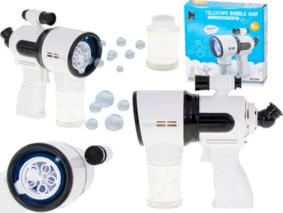 Obrázek produktu pro Creative Corner Pistole na mýdlové bubliny bílá