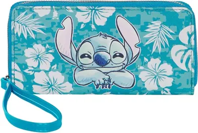 Obrázok produktu pre Karactermania Lilo and Stitch Aloha, Peňaženka, Modrá, Obrázok, Zips, 190 mm, 20 mm